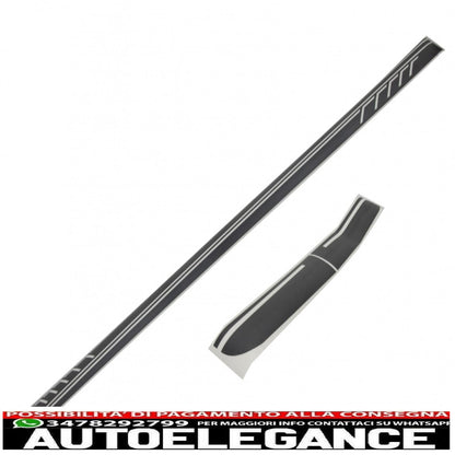 side decals matte black vinyl sticker suitable for mercedes benz c238 coupe w212 w213 e200 e300 e350 e46 e63 c207 a207 