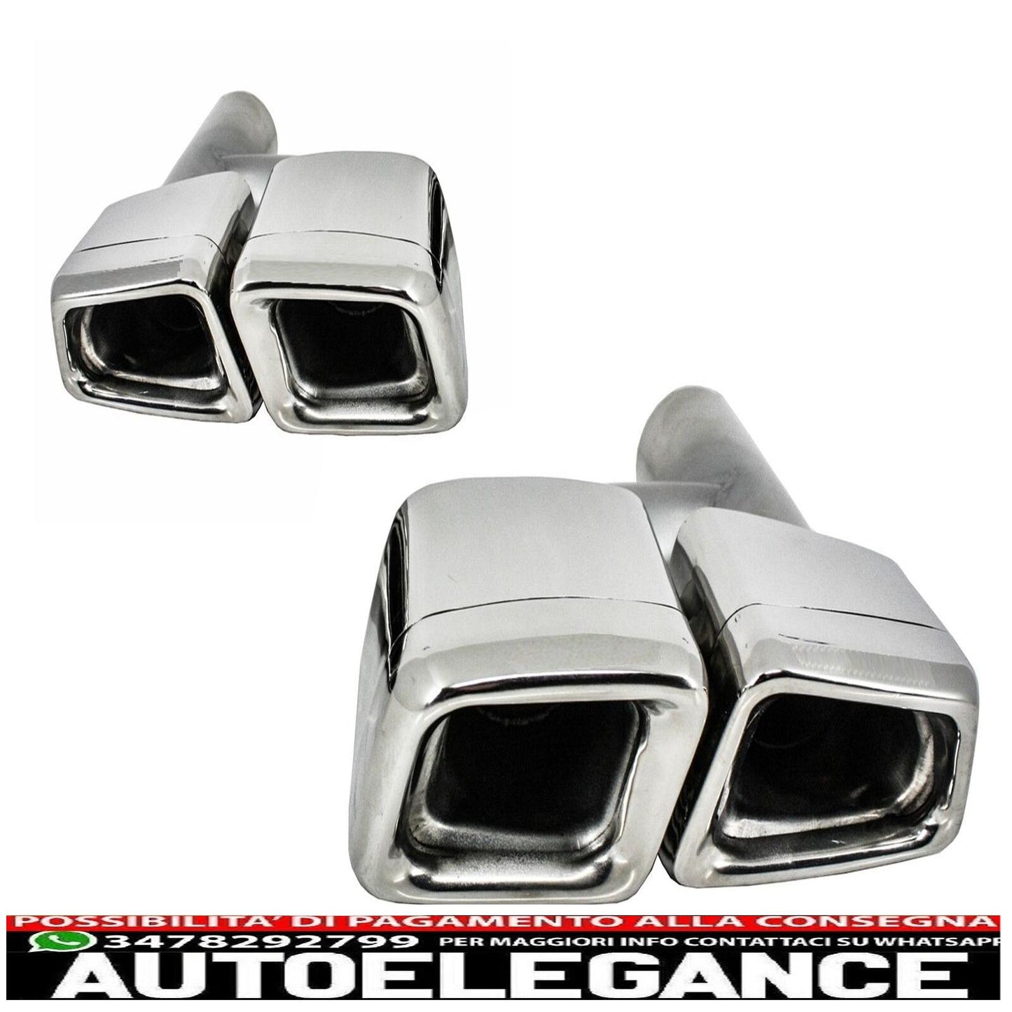 Exhaust Tips for Mercedes S63 E63 W221 W164 W166 CLS ML