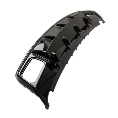 MERCEDES A-CLASS W176 UNDER BUMPER DIFFUSER + BLACK TIPPER AMG A45 .-