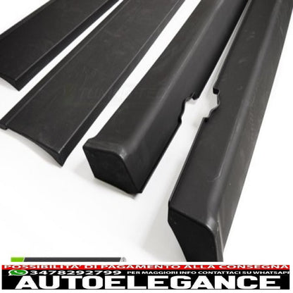 minigonne laterali + modanature delle porte stile sportivo per bmw e30 82-90 4d