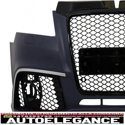 front bumper suitable for audi a3 8p restyling sportback hatchback convertible (2009-2012) rs3 design 