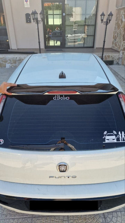 FIAT GRANDE PUNTO / PUNTO EVO ROOF SPOILER SPORTY DESIGN GLOSSY BLACK