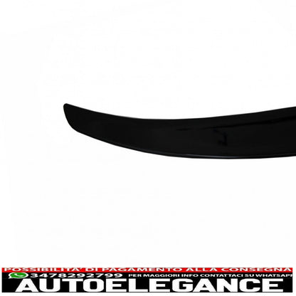 trunk spoiler suitable for audi a4 b8 sedan (2008-2015) piano black 