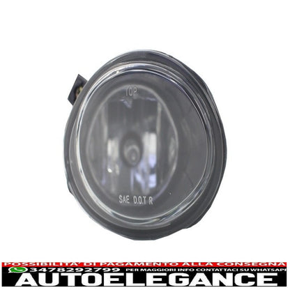 paraurti anteriore con fendinebbia cromato trasparente adatto per bmw serie 5 e39 (1995-2003) m5 look