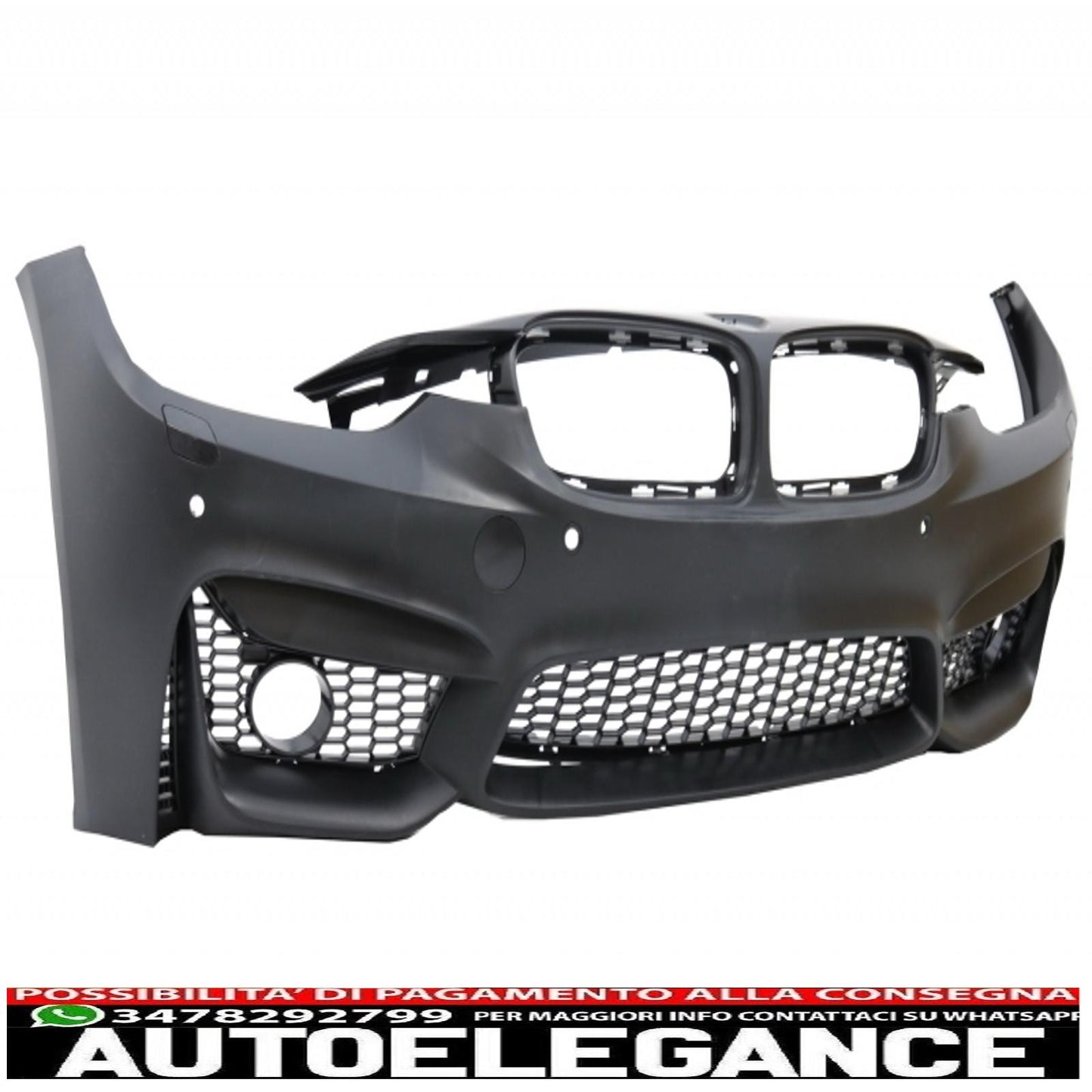 body kit suitable for bmw 3 series f30 (2011-2015) f30 lci (2016+) with fog lights projectors m3 sport design