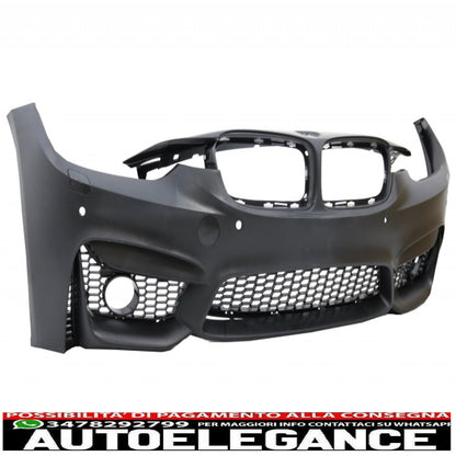 body kit suitable for bmw 3 series f30 (2011-2015) f30 lci (2016+) with fog lights projectors m3 sport design
