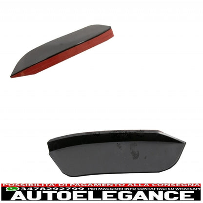 kit alette paraurti anteriore alette laterali adatto a mercedes classe a w177 v177 (04.2018-up) a35 design black edition