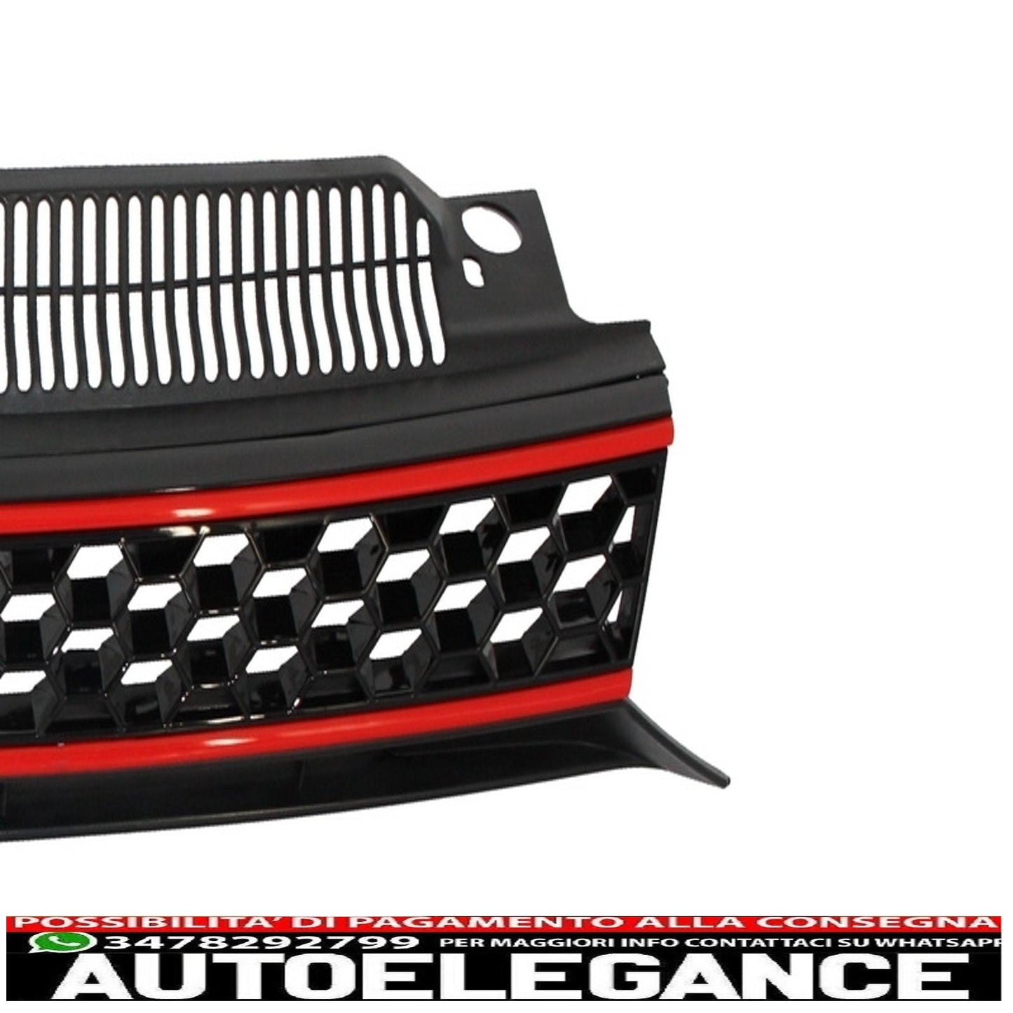central grill front grill suitable for vw golf 6 vi (2008-2012) gti design