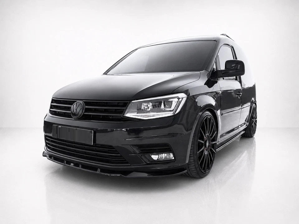 👉Splitter anteriore V.2 per Volkswagen Caddy MK4 2015-2020 in ABS nero lucido👈