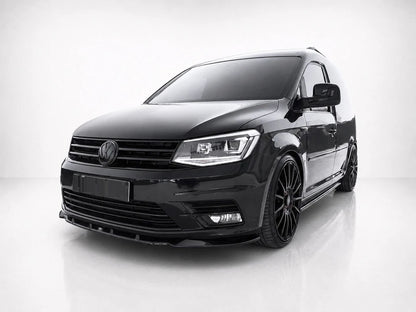 👉Splitter anteriore V.2 per Volkswagen Caddy MK4 2015-2020 in ABS nero lucido👈
