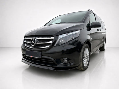 👉Splitter anteriore Mercedes Vito W447 14-24 labbro spoiler ABS nero lucido👈