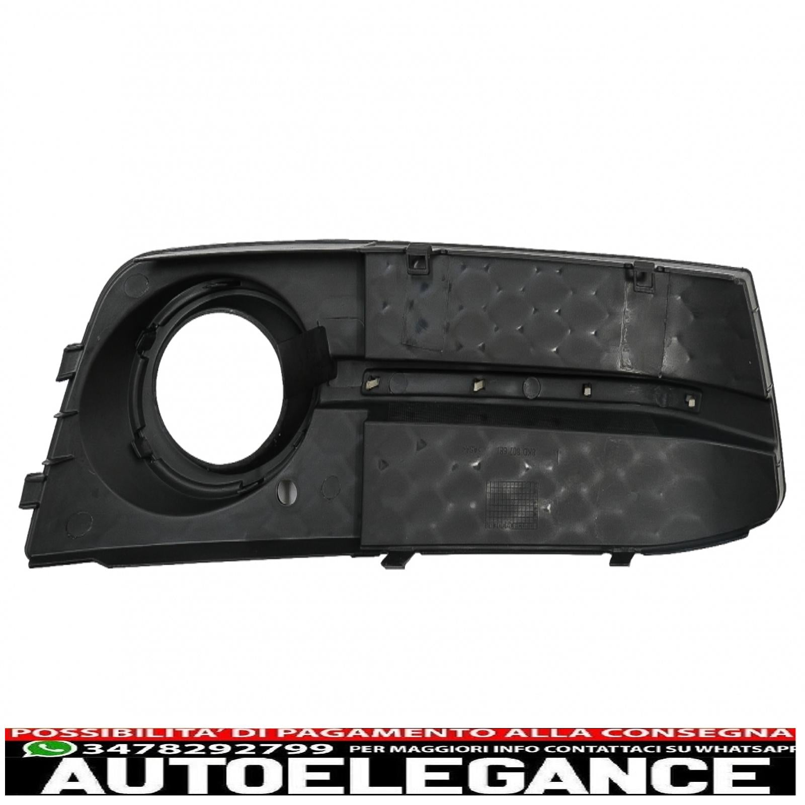 Copri fendinebbia griglie laterali adatto per audi a4 b8 8k (2007-2011) s4 design black edition AUTOELEGANCERICAMBI