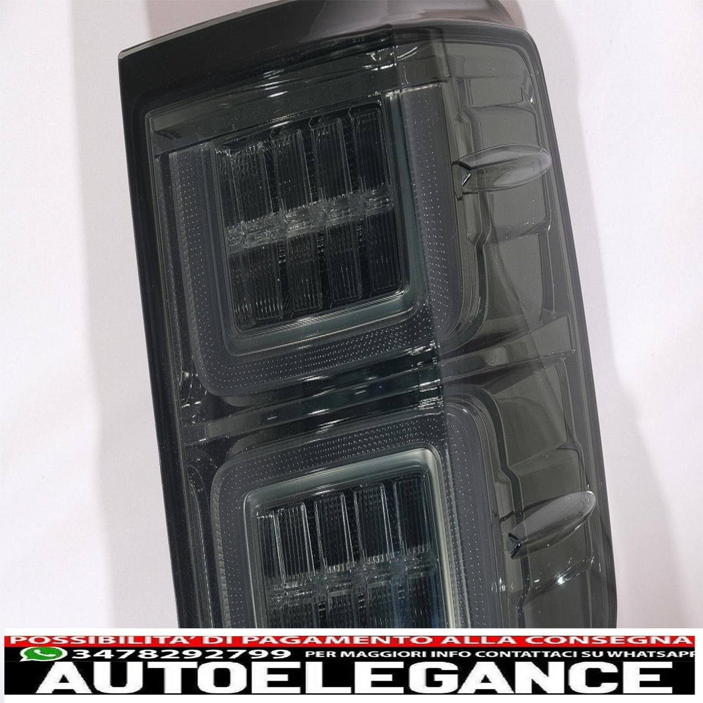 LED rear lights suitable for Ford Ranger (2012-2018) with dynamic sequential smoked indicators