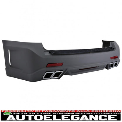 rear bumper suitable for vw transporter multivan caravelle t5 and t5.1 facelift (2003-2015) sportline design