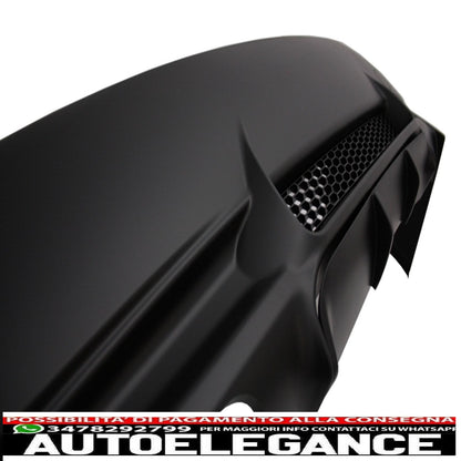 rear bumper suitable for bmw 3 series e90 (2004-2008) non lci m3 look exhaust left side
