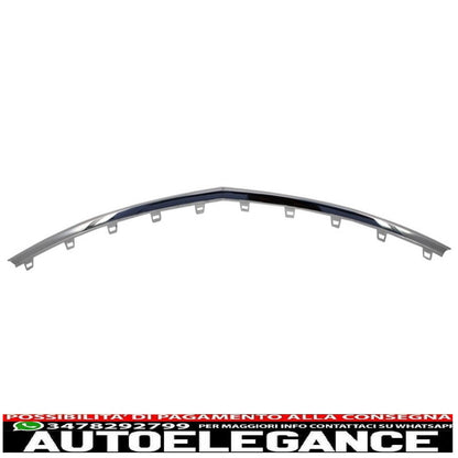 Front bumper center spoiler lip suitable for mercedes w222 s class (2013-2017) s65 design 