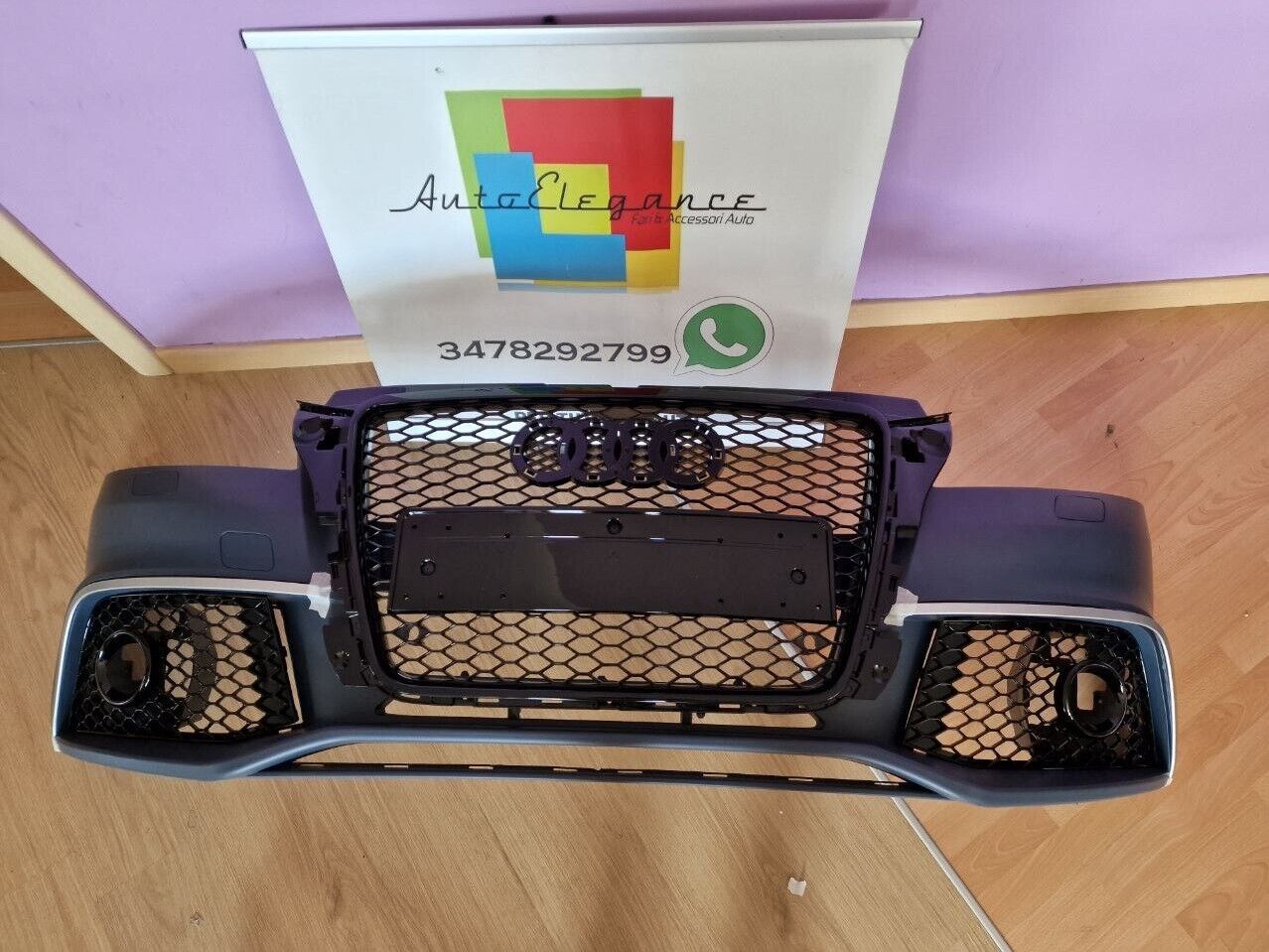 BUMPER SUITABLE FOR AUDI A3 8P LOOK RS3 08-12 RESTYLING
