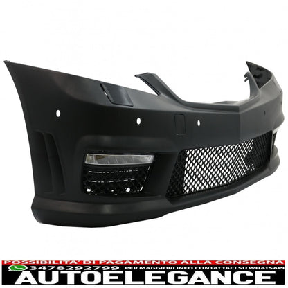 body kit suitable for mercedes benz w221 2005-2011 a-design with black central grille and black edition exhaust tips