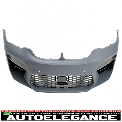 front bumper suitable for bmw 5 series g30 g31 limousine touring (2017-2019) m5 sport restyling design 