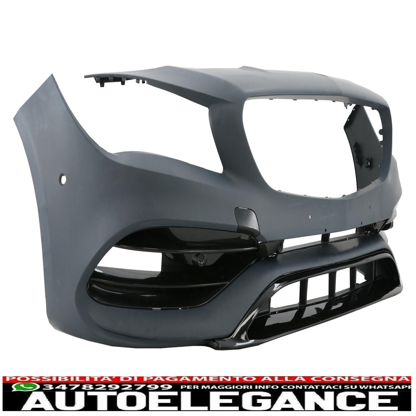 Bumper for Mercedes W117 X117 C117 CLA 13-18 CLA45 Look PDC Flaps Flip 