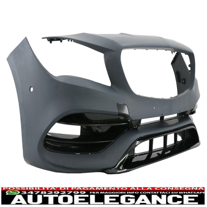 Bumper for Mercedes W117 X117 C117 CLA 13-18 CLA45 Look PDC Flaps Flip 