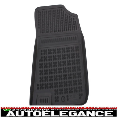 Black rubber mat suitable for Hyundai i20 GB 2014+
