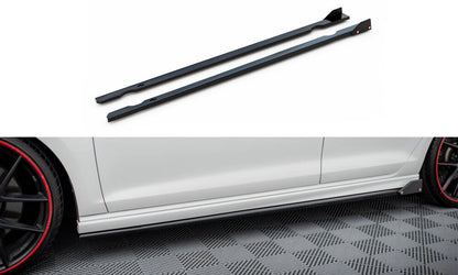 SIDE SKIRTS V.3 + FLAPS for VOLKSWAGEN GOLF R MK7 