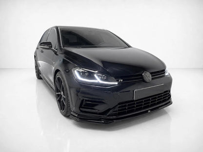 👉Splitter anteriore V.2 per VW Golf MK7 facelift R/R-Line in ABS nero lucido👈
