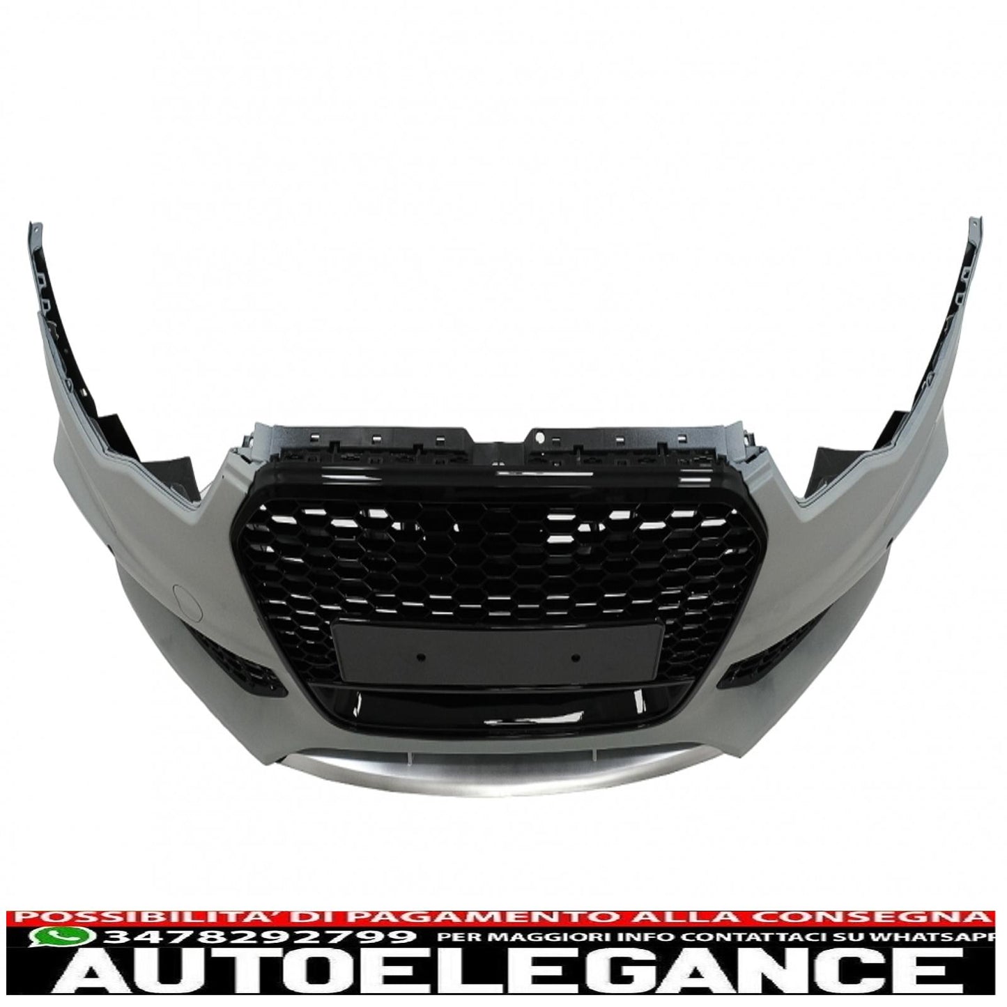 paraurti anteriore con griglia centrale adatto per audi a6 c7 4g (2011-2015) design rs6