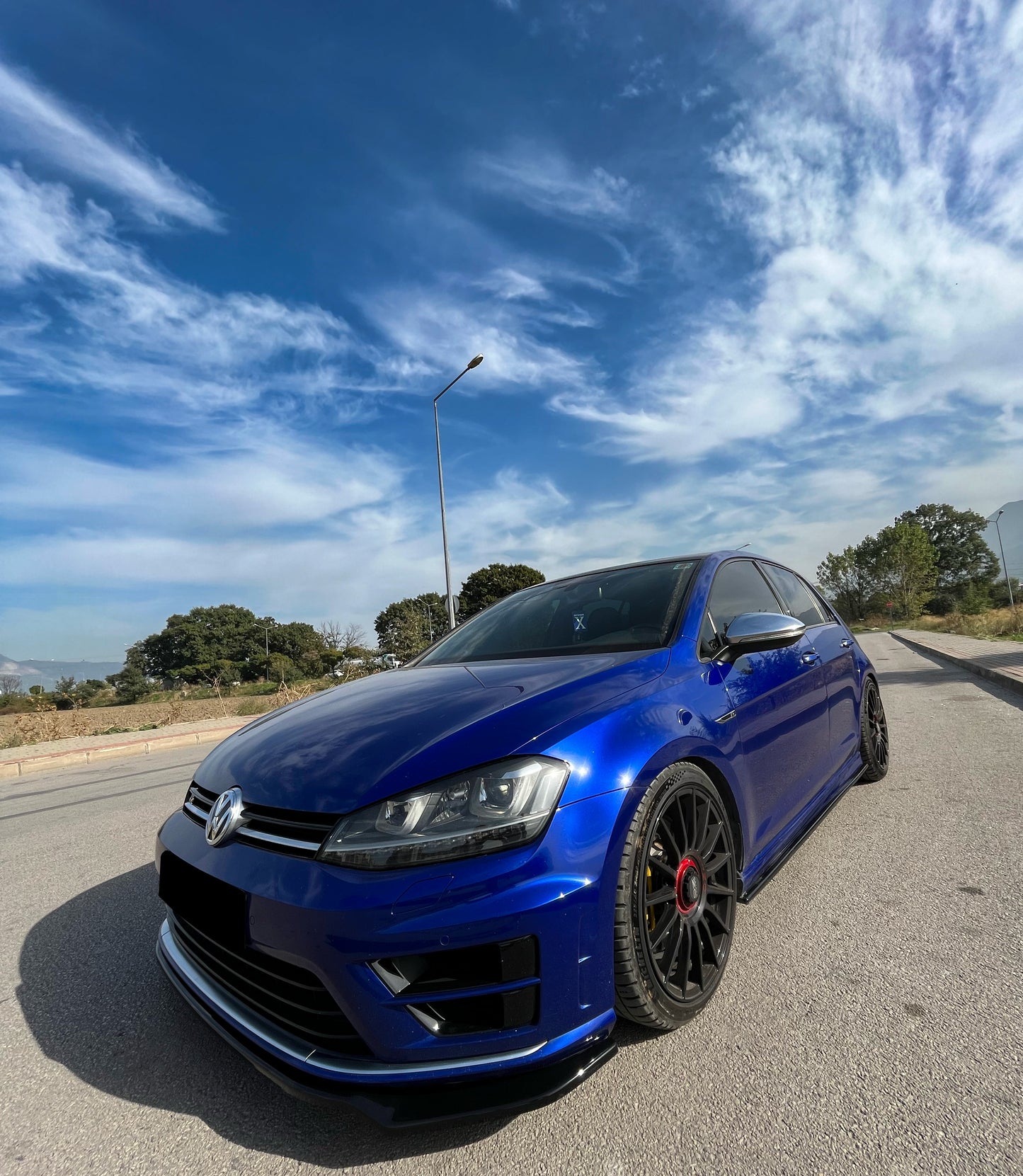 Splitter Anteriore VW VOLKSWAGEN Golf MK 7 R/R Line 2013-2016 Con ABE TÜV