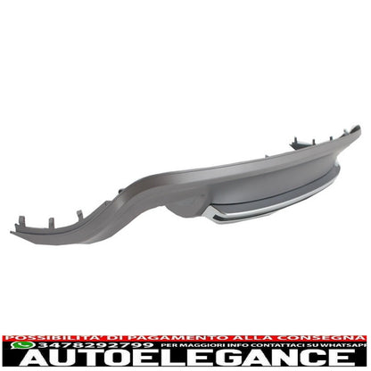 Diffusore mantovana paraurti posteriore adatto per audi a5 8t 4 porte sportback (2012-2015) design s5