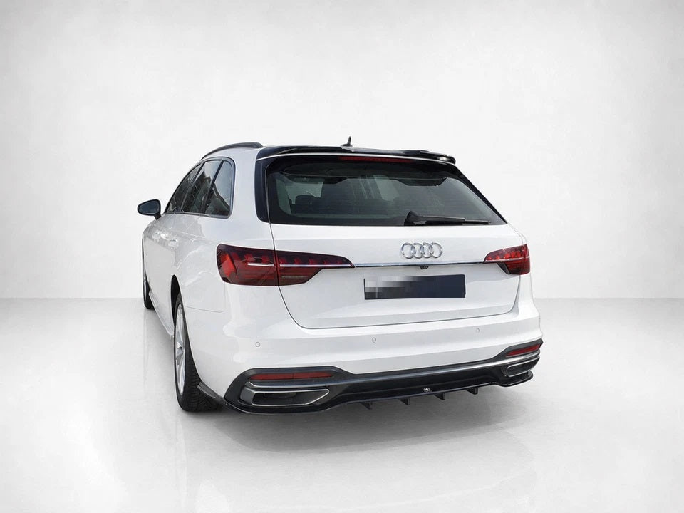 👉Splitter posteriore per Audi A4 B9 facelift Avant (19-24) in ABS nero lucido👈