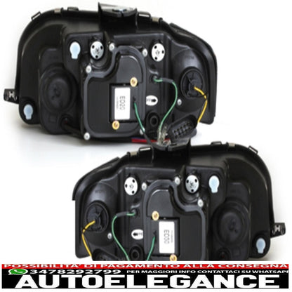fari led drl luce diurna adatti per audi a3 8p (05.2003-03.2008) neri