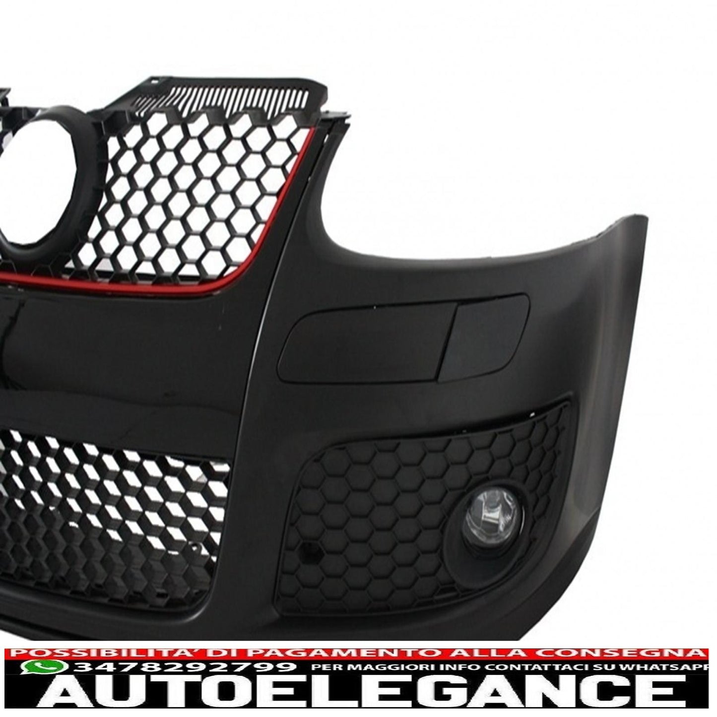 paraurti anteriore adatto per vw golf mk5 v 5 (2003-2008) e minigonne laterali design gti