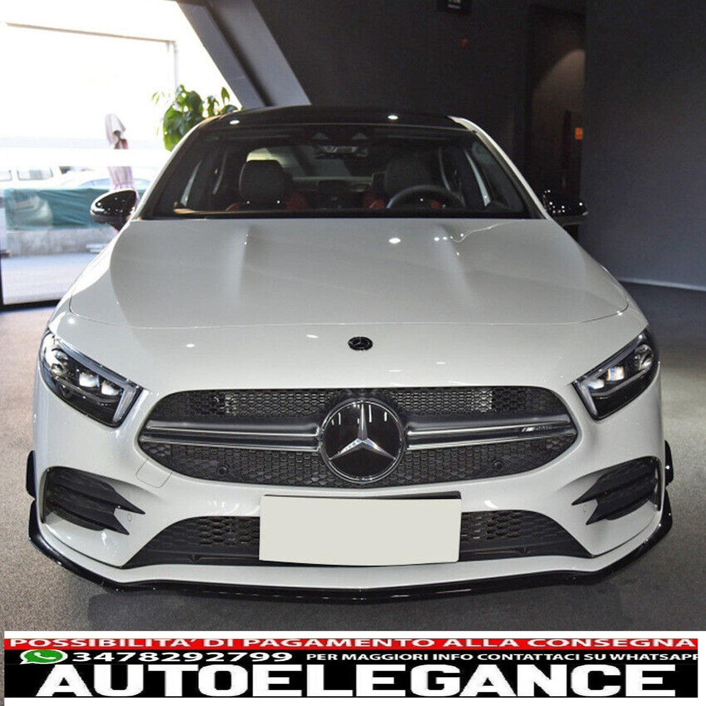front spoiler front spoiler suitable for mercedes w177 a-class amg line + a35 - show original titleoriginal textfrontspoiler front spoiler fits for mercedes w177 a-class amg line + a35