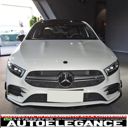 front spoiler front spoiler suitable for mercedes w177 a-class amg line + a35 - show original titleoriginal textfrontspoiler front spoiler fits for mercedes w177 a-class amg line + a35