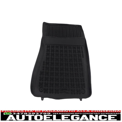 Rubber mat suitable for mercedes e-class w211 (2002-2009) black