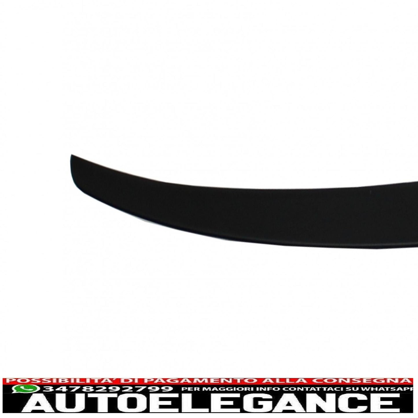 trunk spoiler suitable for audi a4 b8 sedan (2008-2015) matt black