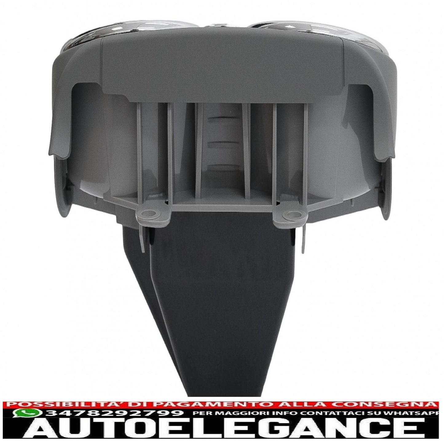 Front double cup holder suitable for mercedes cls c219 w219 (2003-2010) grey 