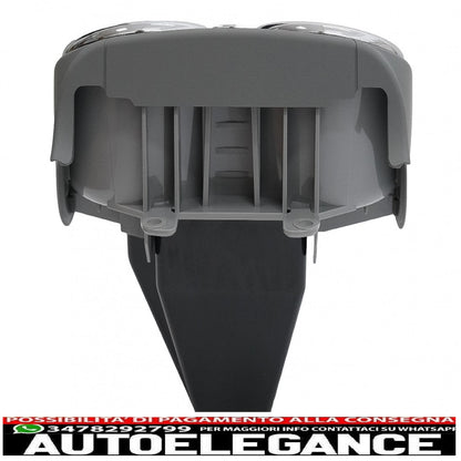 Front double cup holder suitable for mercedes cls c219 w219 (2003-2010) grey 
