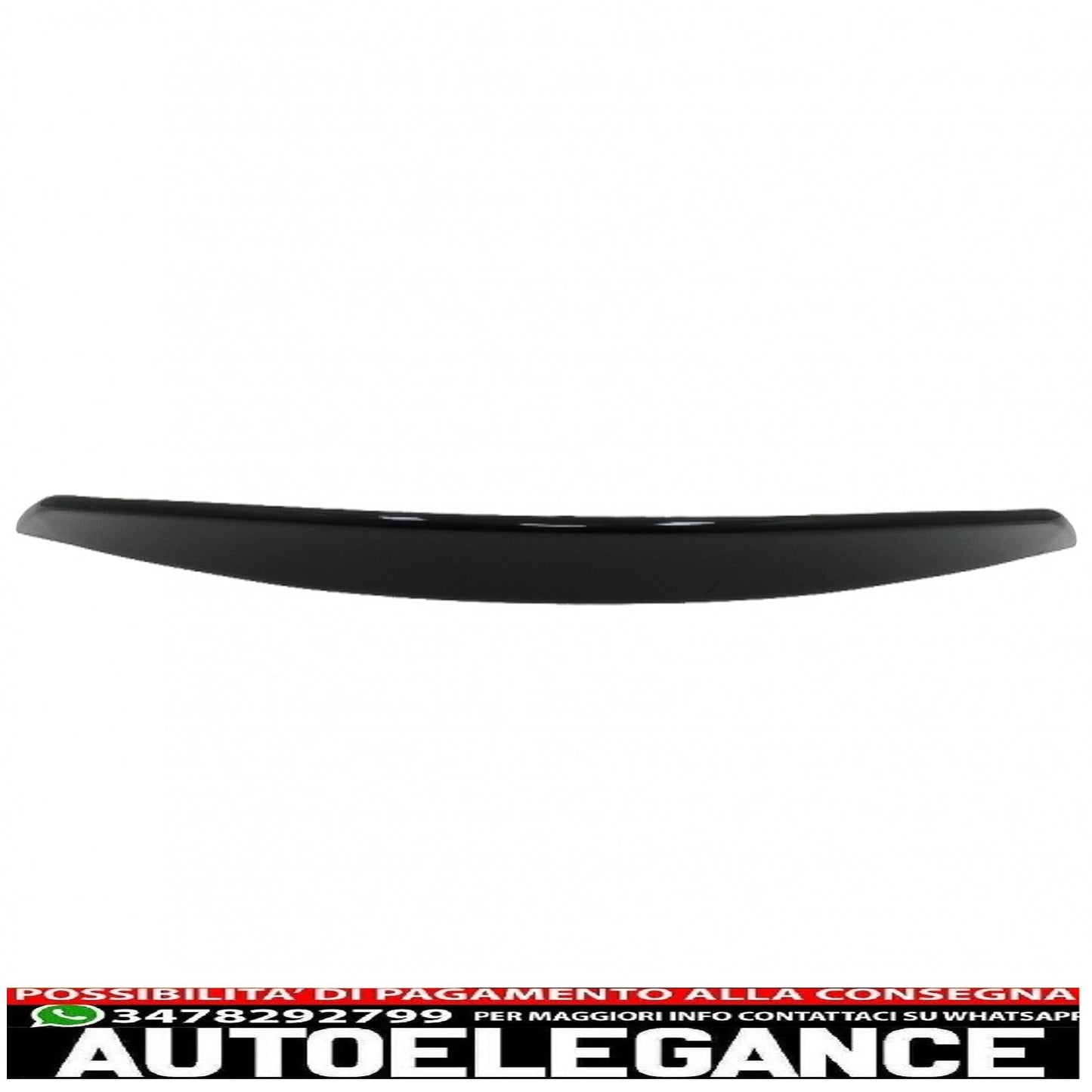 Boot Spoiler Suitable For Mercedes E Class C238 Coupe (2016-up) Piano Black 