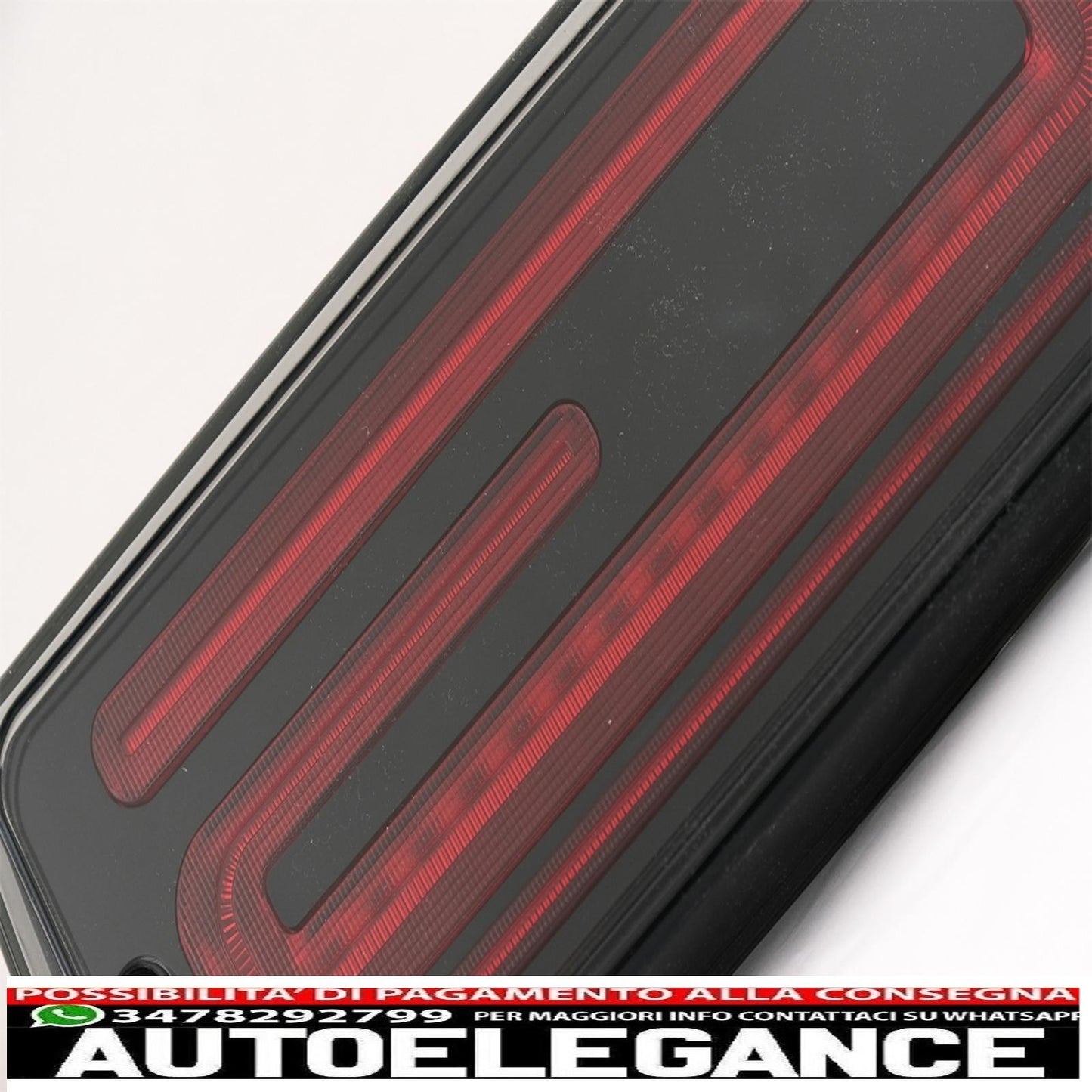 led rear lights light bar suitable for mercedes g class w463 (2008-2017) restyling 2018 dynamic design sequential cornering lights dynamic start smoke