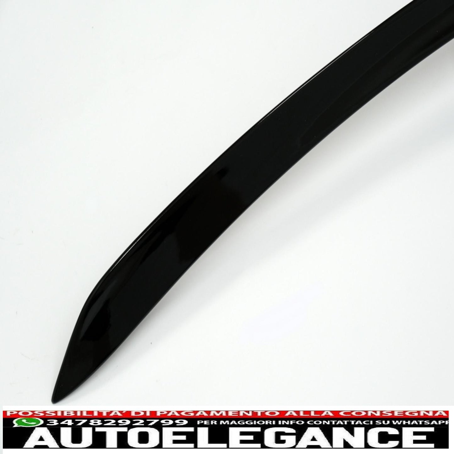 Boot Spoiler Suitable for Mercedes E-Class W213 Sedan (2016 Onwards) Piano Black 