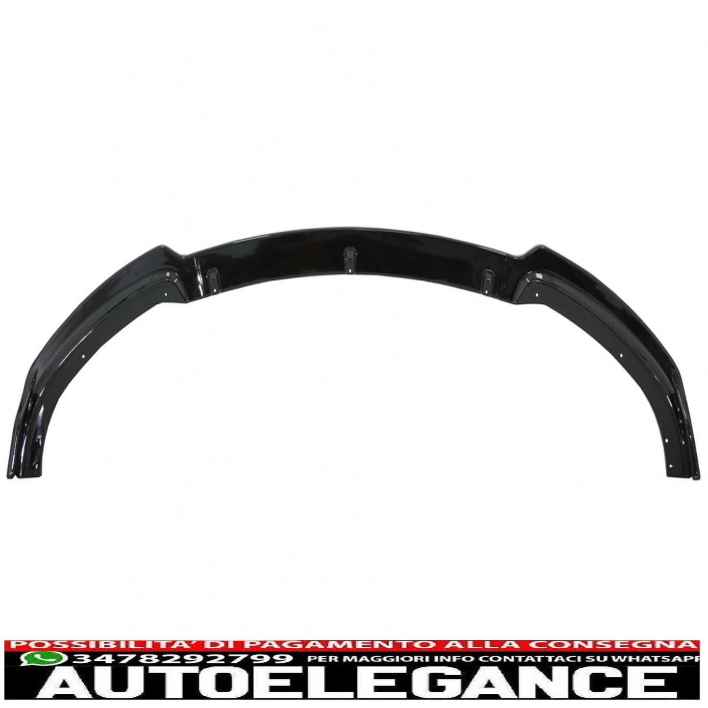 Front Bumper Spoiler Suitable for BMW 3 Series F30 Sedan F31 Touring (2011-2019) Standard Bumper Piano Black Edition