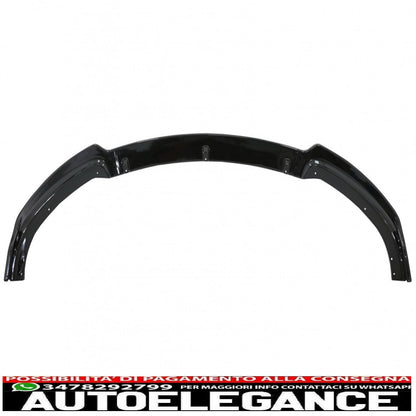 Front Bumper Spoiler Suitable for BMW 3 Series F30 Sedan F31 Touring (2011-2019) Standard Bumper Piano Black Edition