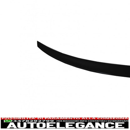 trunk spoiler suitable for audi a3 8v sedan (2013-up) piano black
