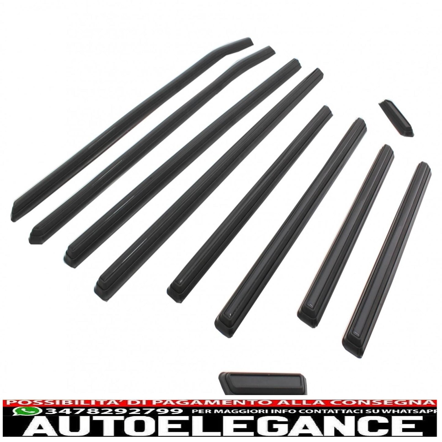 aggiungi il rivestimento delle modanature delle portiere adatto per mercedes classe g w463 (1989-2017) design restyling AUTOELEGANCERICAMBI