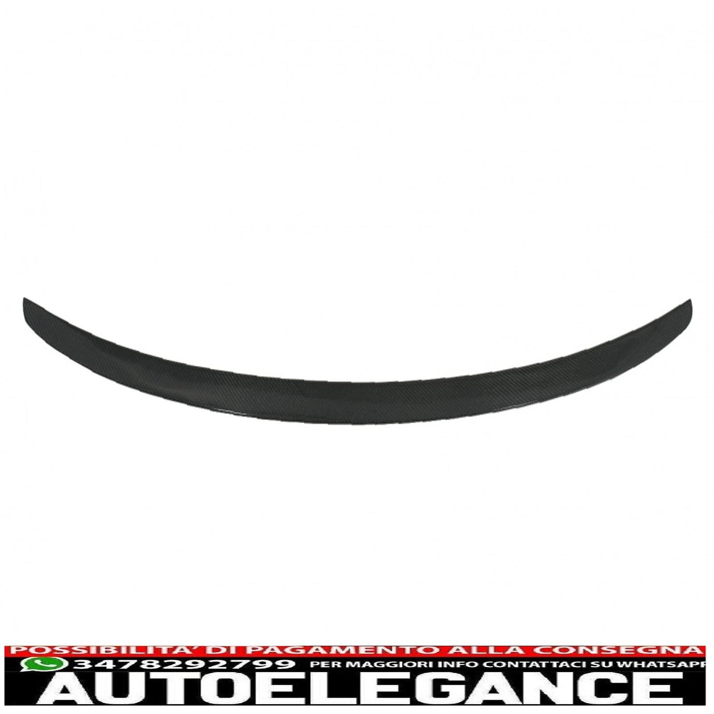 Trunk lid spoiler suitable for audi a7 4g8 s7 rs7 (2011-2017) real carbon 