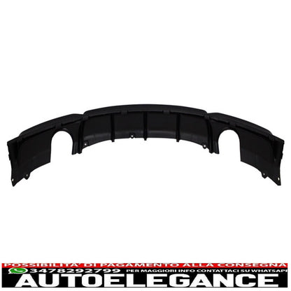 spoiler paraurti posteriore mantovana diffusore doppia uscita scarico singolo adatto per bmw serie 3 f30 f31 (2011-2019) m design