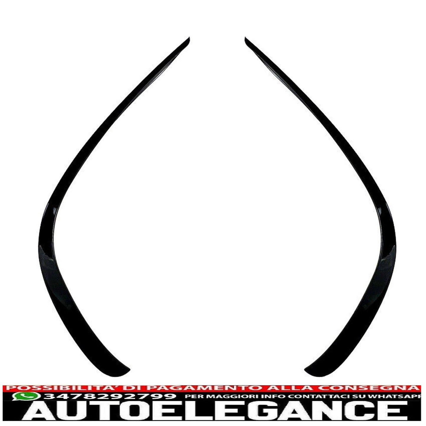 adatto per mercedes c257 x257 cls amg line pre-lifting anteriore aero flaps spoiler-mostra il titolo originaletesto originalepasst für mercedes c257 x257 cls amg line vor-facelift front aero flaps spoiler AUTOELEGANCERICAMBI